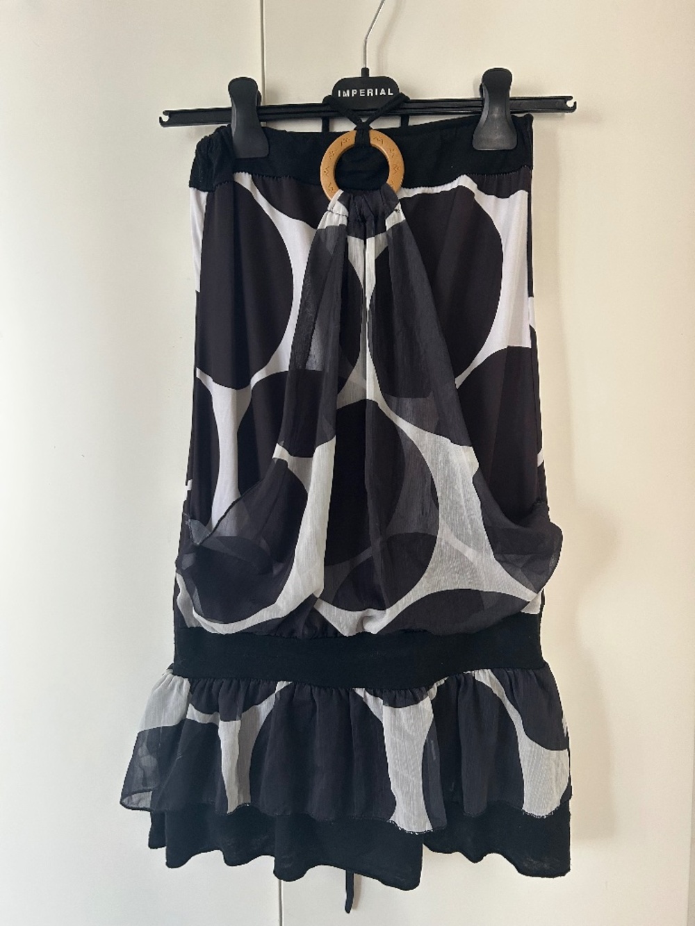 Polka Dot Drop Waist Dress